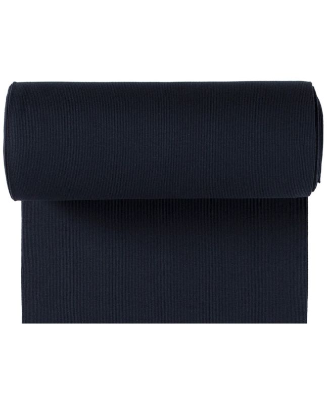 Tubular 2x2 Rib Cuffing, Navy