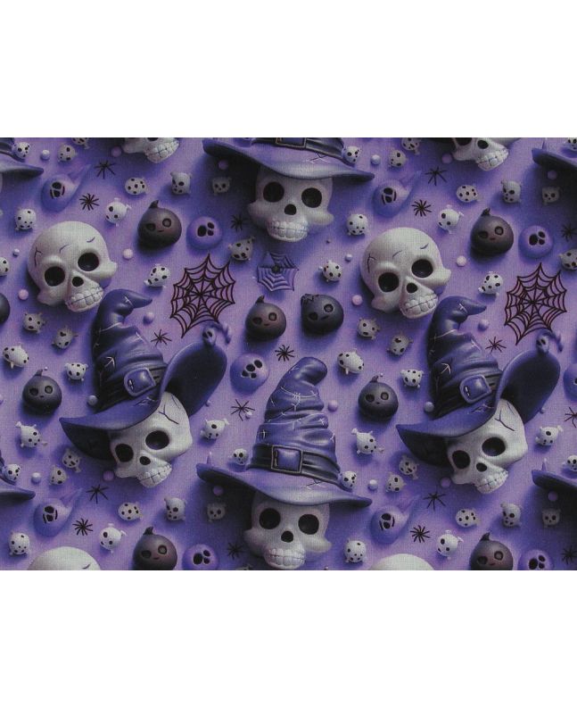 3D Fantasy Cotton Print, Halloween Witch