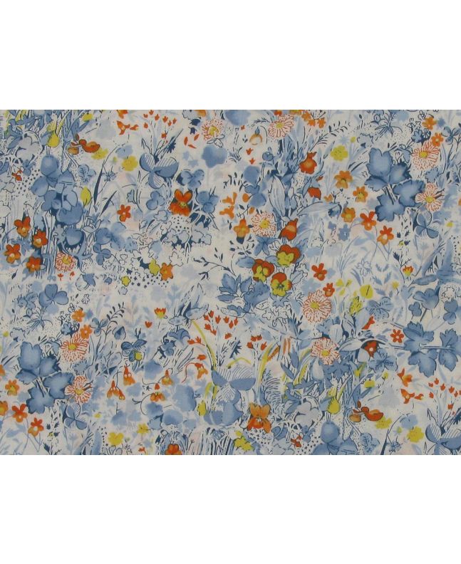 Summer Faire Pima Cotton Lawn, Pale Blue 