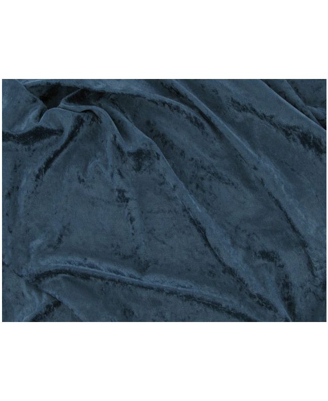 Crushed Velour - Grey Blue