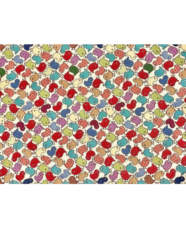 Cotton Rich Woven Tapestry, Chicky