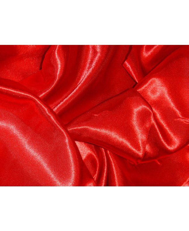 Silk Feel Polyester Satin, Red