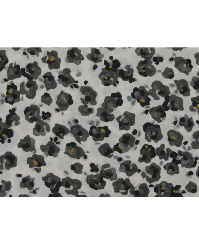 Abstract Flora Tencel Lawn, Grey