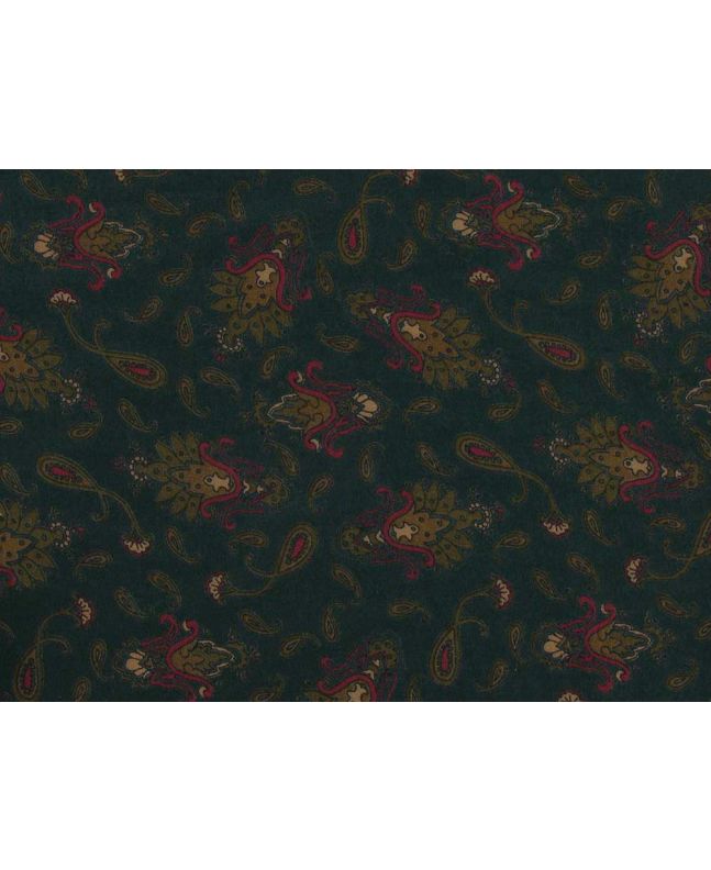 Abstract Paisley Premium Wool Print, Bottle