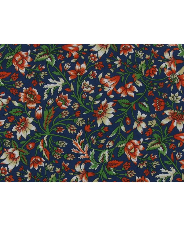 Anemone Soft Stretch Polyester, Navy