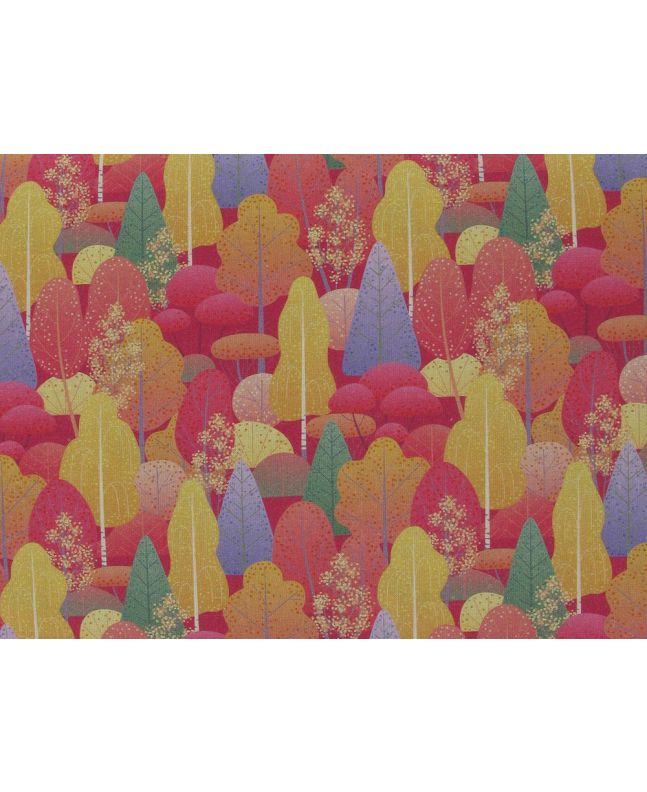 Autumn Forest Cotton Print