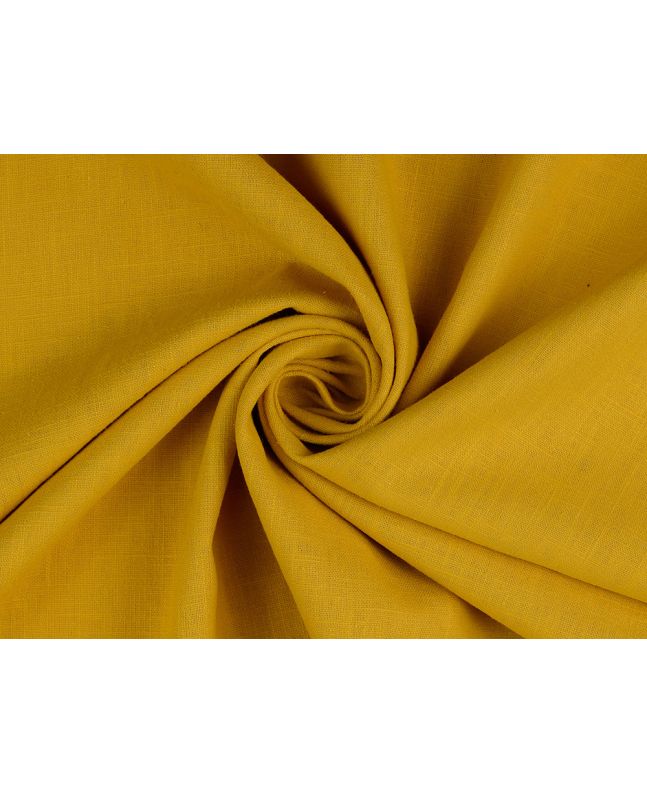 Ava Pure Washed Linen, Ochre