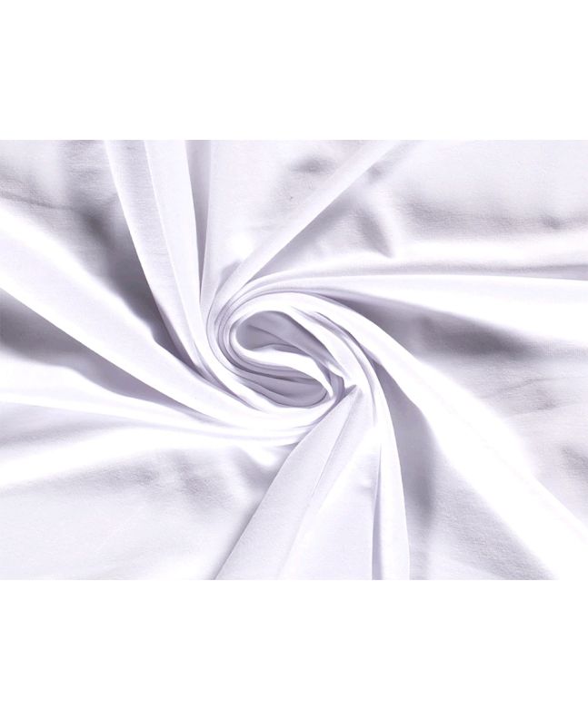 Bamboo Jersey, White