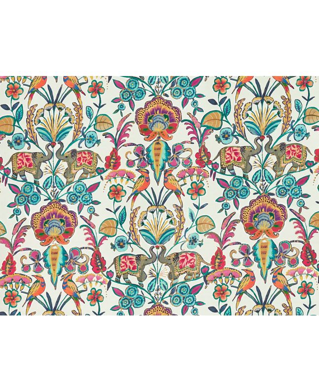 Bangalore Cotton Curtain Fabric, Jade