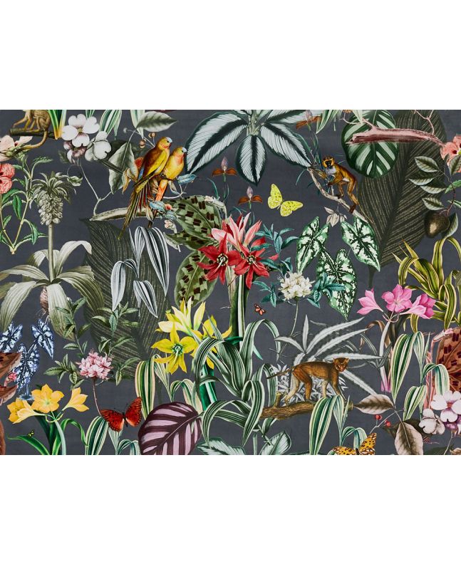 Barbados Printed Velvet, Dusk