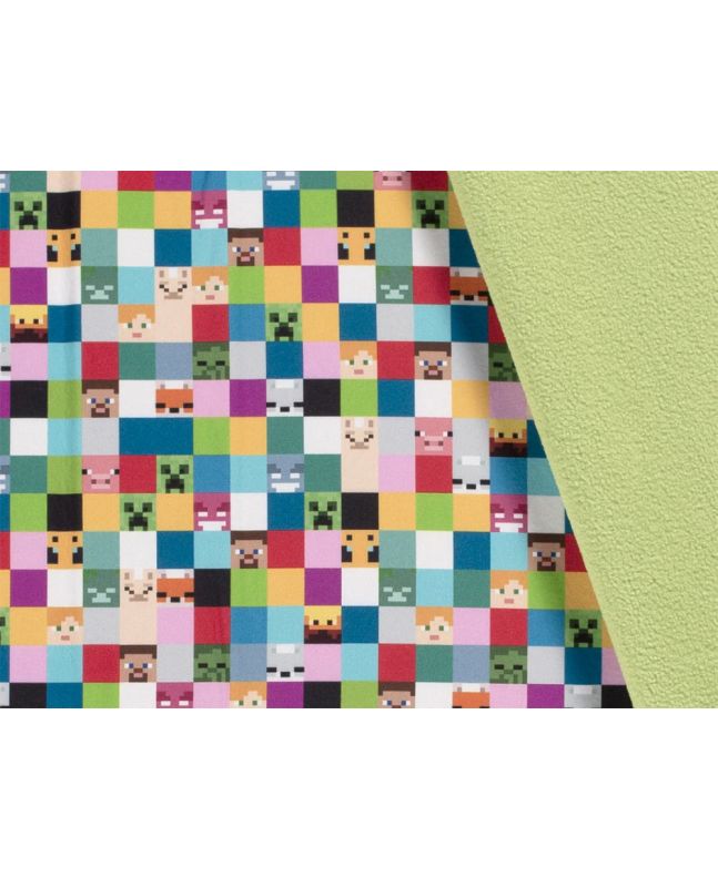 Fleece Backed Showerproof Soft Shell, Block Craft