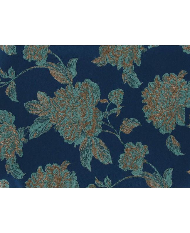 Blooming Floral Brocade, Blueberry