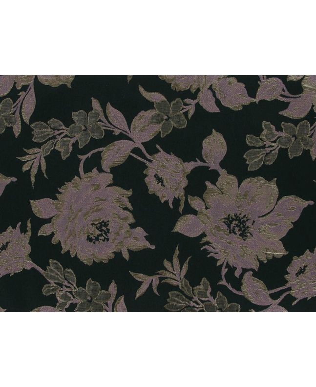 Blooming Floral Brocade, Dark Green