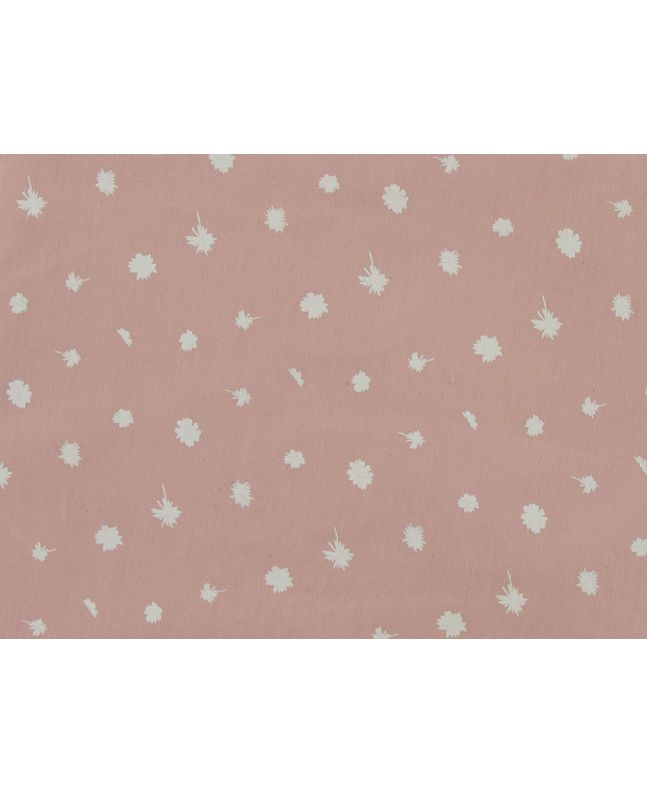 Blossom Flutter Printed Cotton Twill, Pink