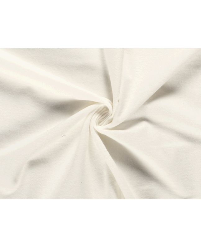 Plain Brushed Cotton Winceyette, Cream