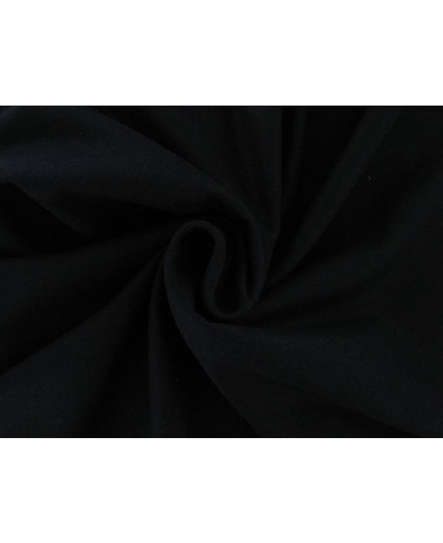 Brushed Wool Blend Flannel, Navy