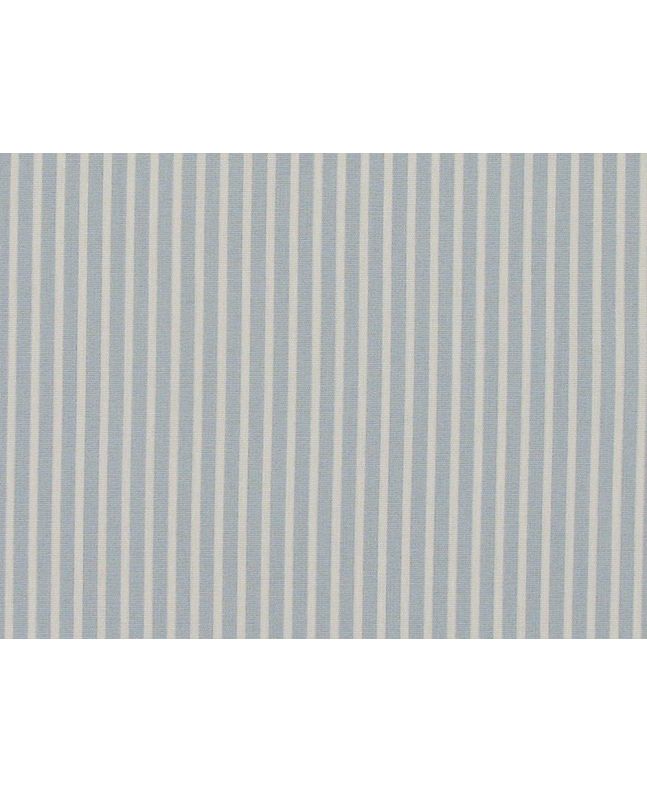 Candy Stripe Cotton Poplin, Sky Blue