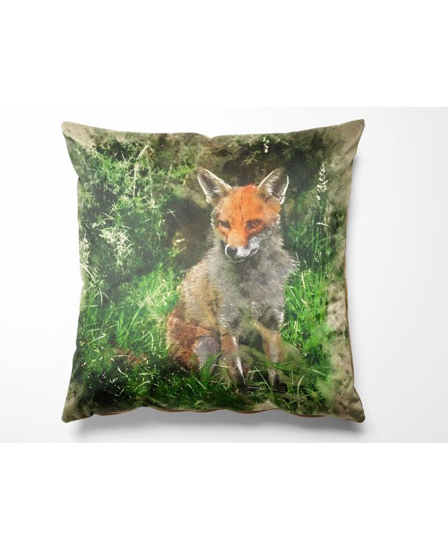 Canvas Art Linen Look Panel, Fox