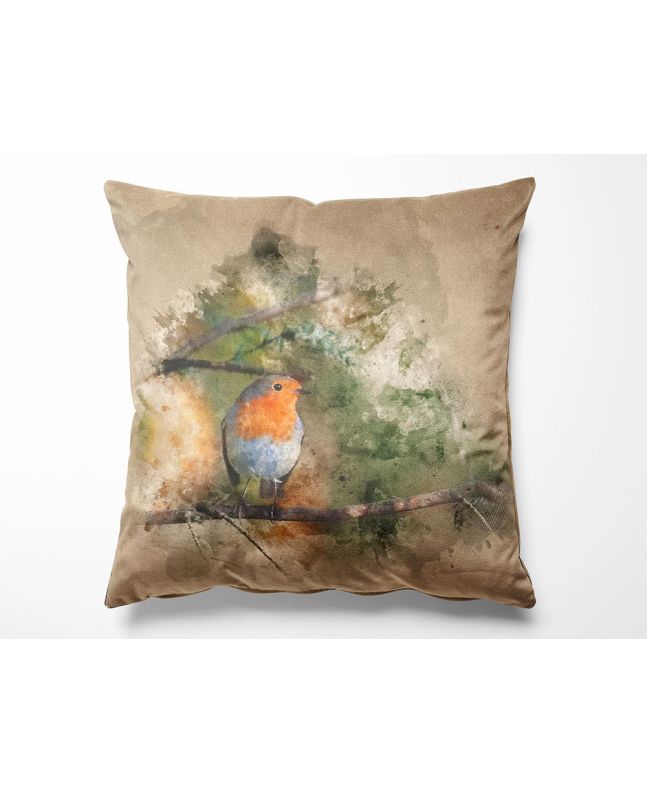 Canvas Art Linen Look Panel, Robin