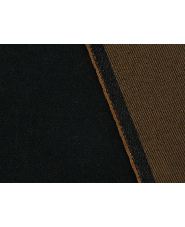 Caspian Premium Cotton 11oz Denim, Indigo Brown