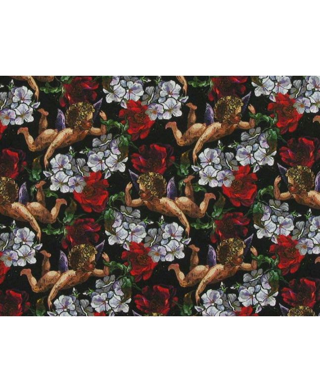 Cherub Fleur Cotton Print