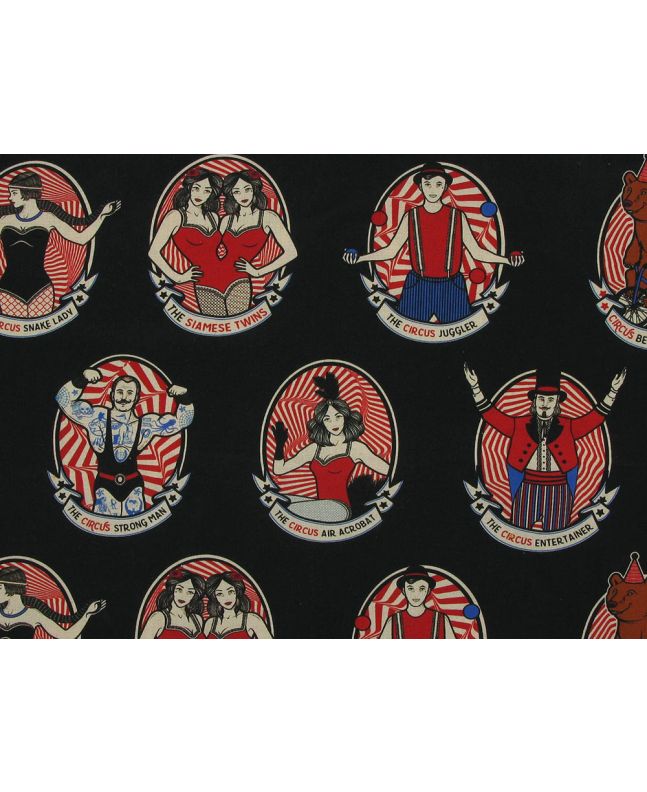 Circus Roster Printed Cotton
