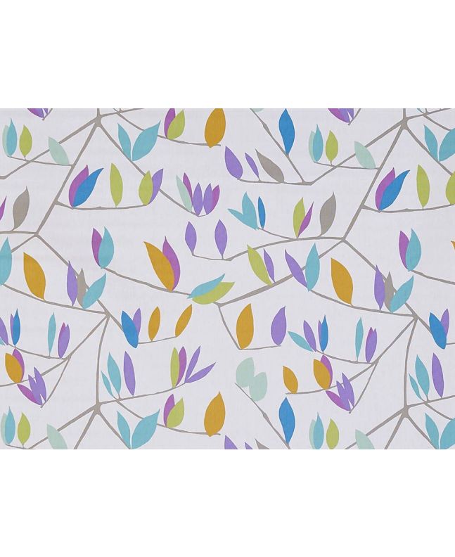 Coco Plum Cotton Curtain Fabric, Bahama