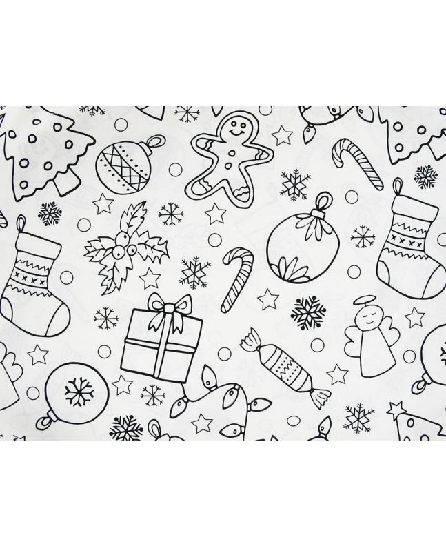 Colour in Cotton Print, Christmas
