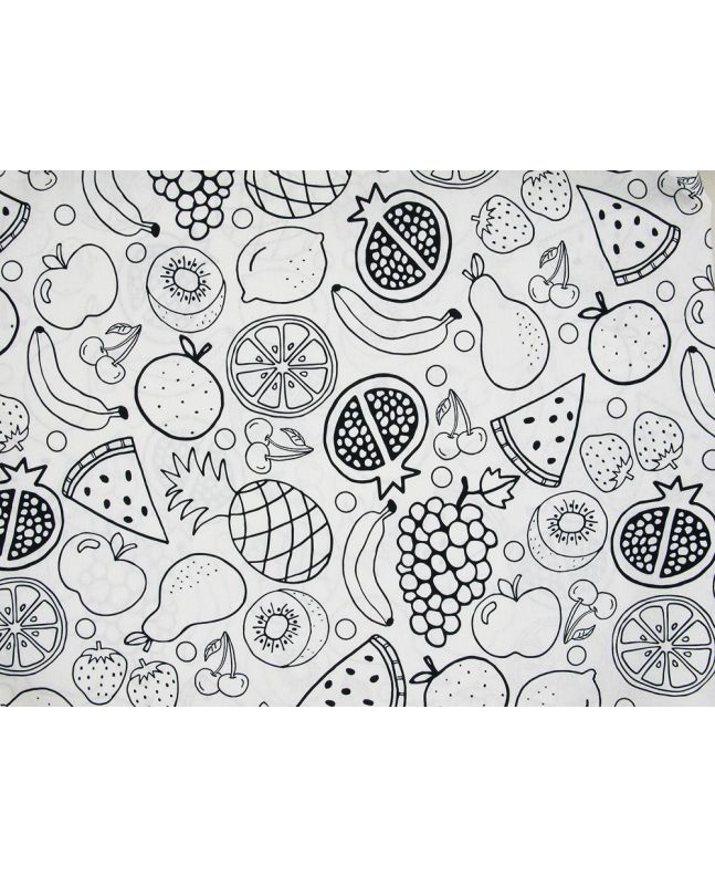Colour in Cotton Print, Fruit