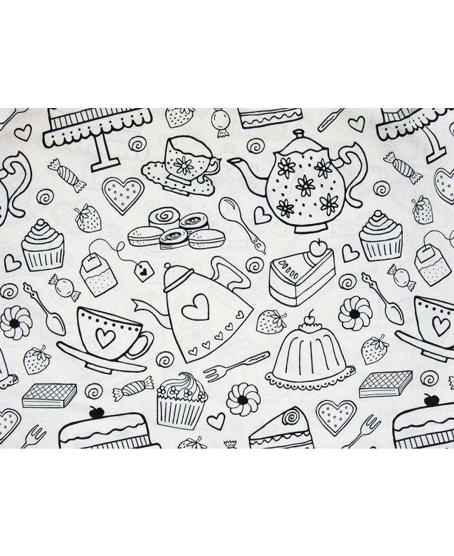 Colour in Cotton Print, Tea Party