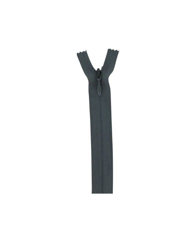 Concealed Invisible Closed End Dress Zip, 22 Inch, Grey