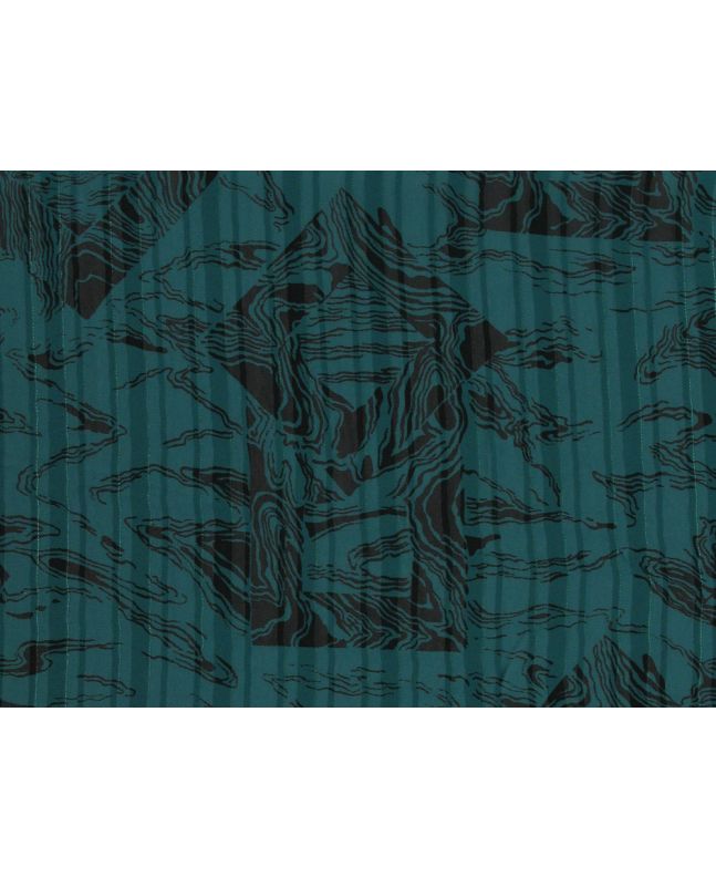 Contour Stripe Printed Chiffon