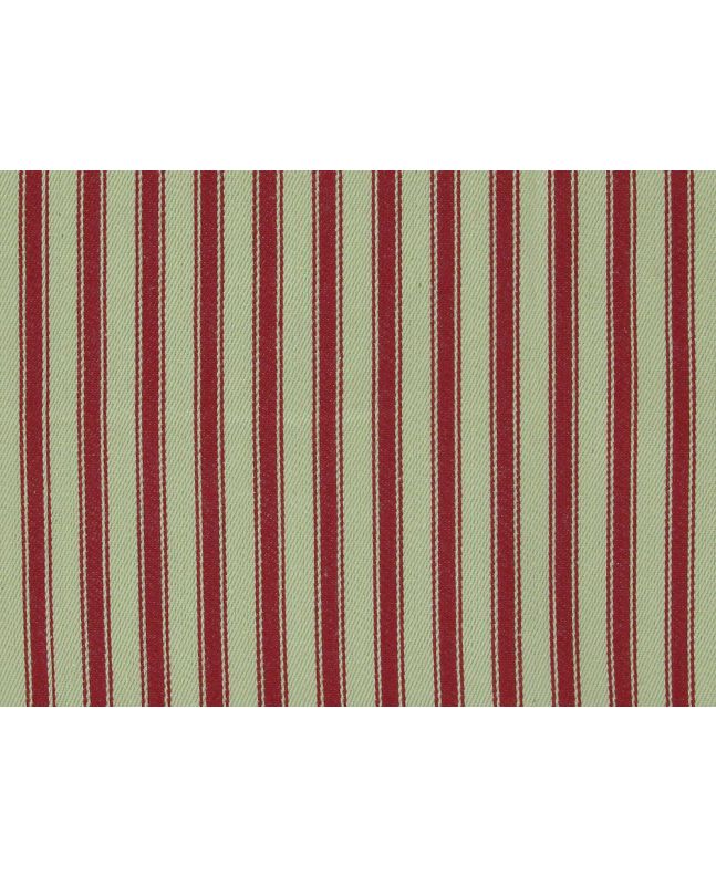 Cotton Canvas Ticking Stripes, Red
