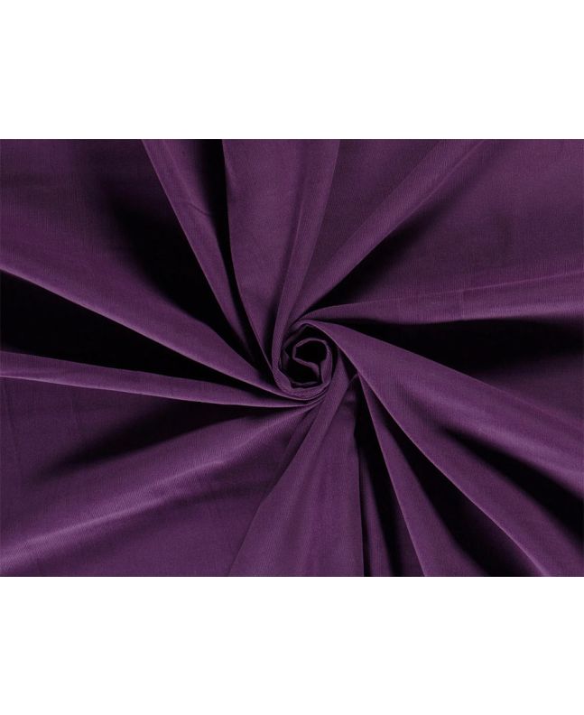 Cotton Needlecord, Aubergine