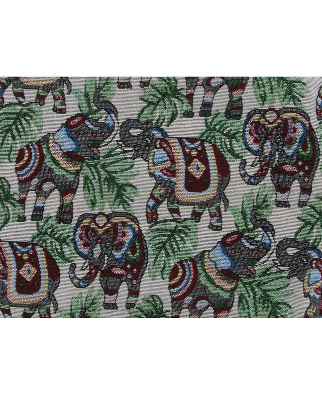Cotton Rich Soft Tapestry, Indian Elephants