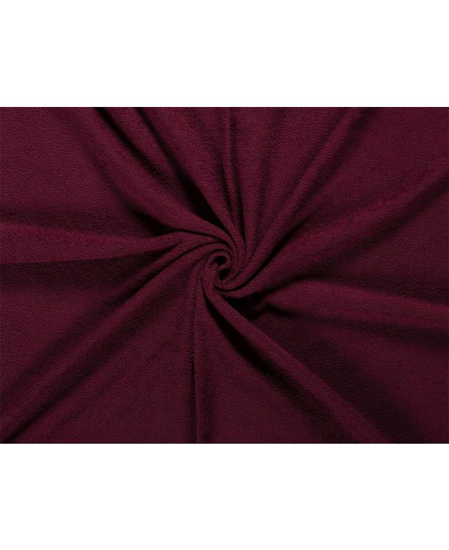 Cotton Rich Towelling, Wine