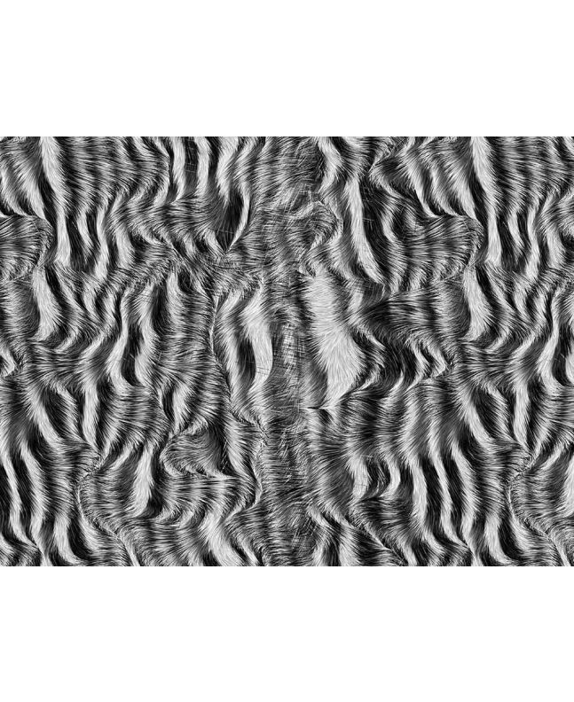 Craft Collection Cotton Print, Animal Magic Fur Stripe