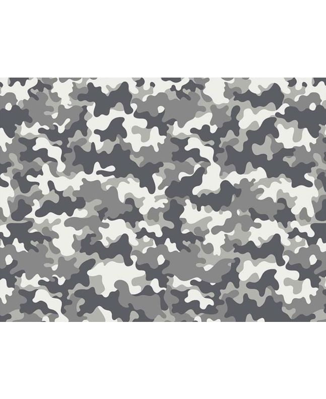 Craft Collection Cotton Print, Camoflauge Ice