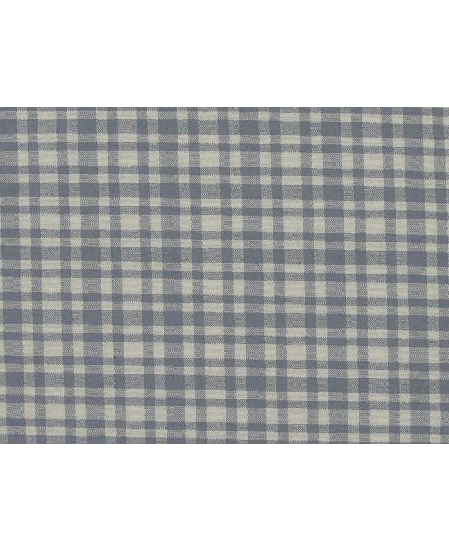 Crinkle Stretch Check, Blue