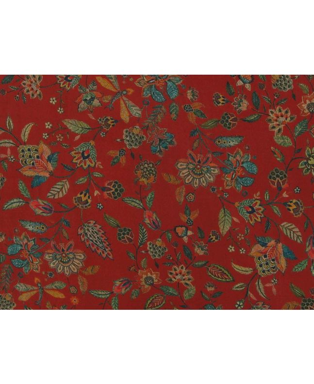 Daffodil Bliss Cotton Lawn Print, Red