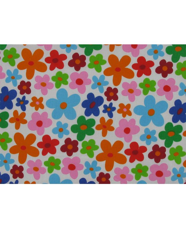 Daisy Power Polycotton Print, Multi