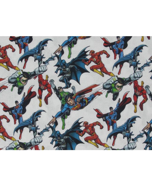 DC Comics Justice League Flight Cotton Print