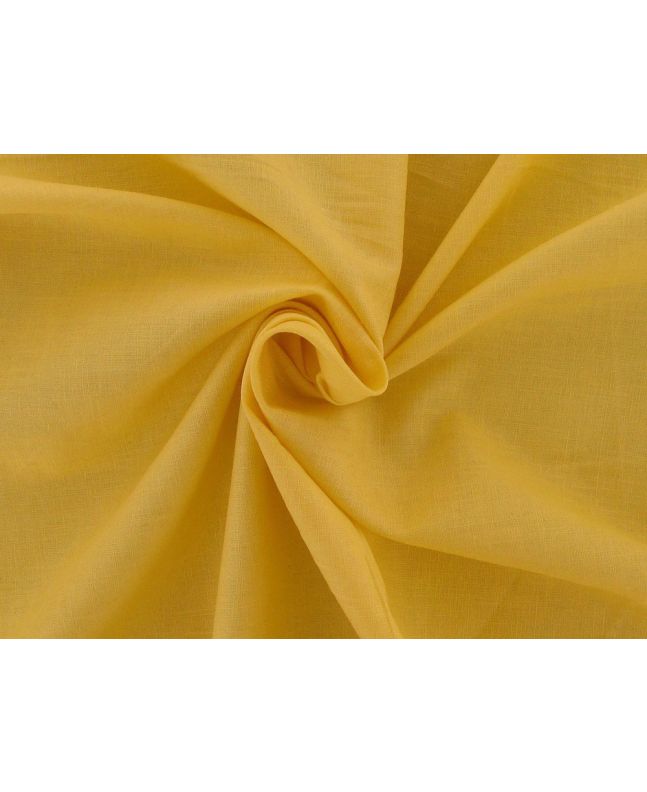Deadstock Plain Soft Cotton, Acid Yellow