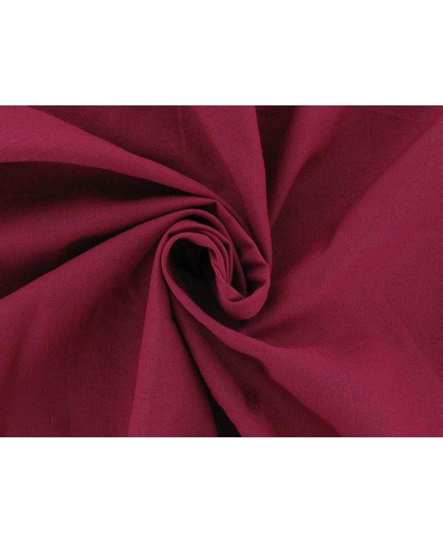 Deadstock Plain Soft Cotton, Cerise