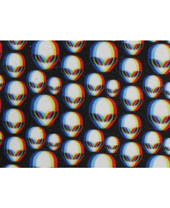 Digital Print Soft Huggle Fleece, Alien Trance