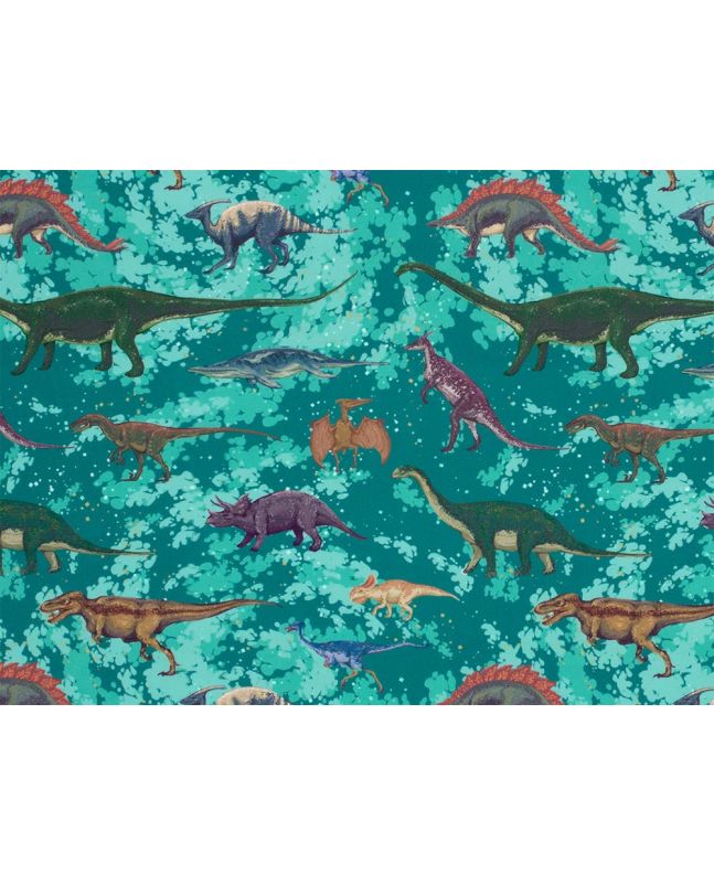 Dinosaurs UPF50 Swimwear Jersey, Petrol