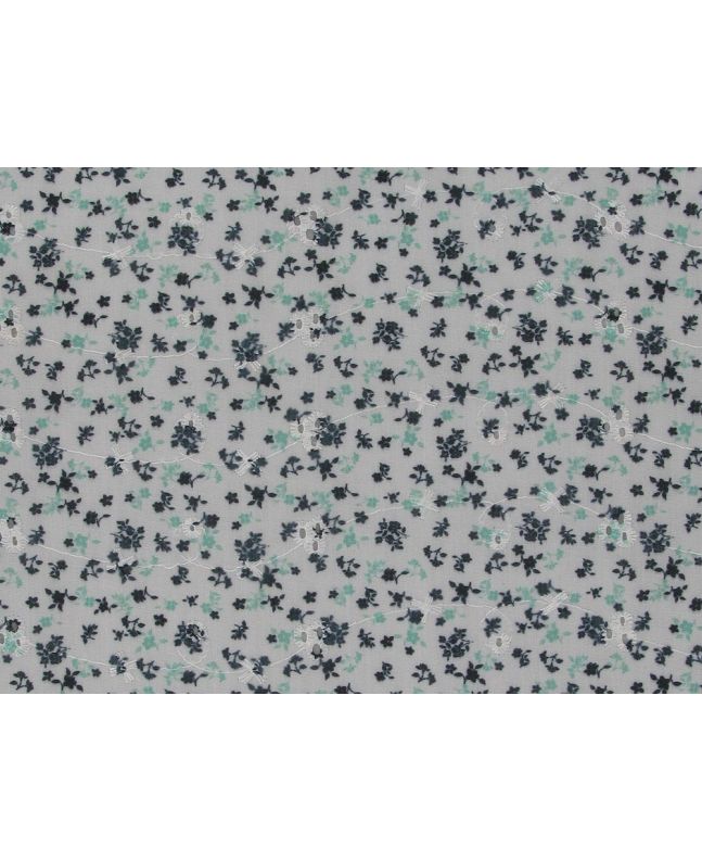 Ditsy Garden Printed Embroidered Anglaise, Mint