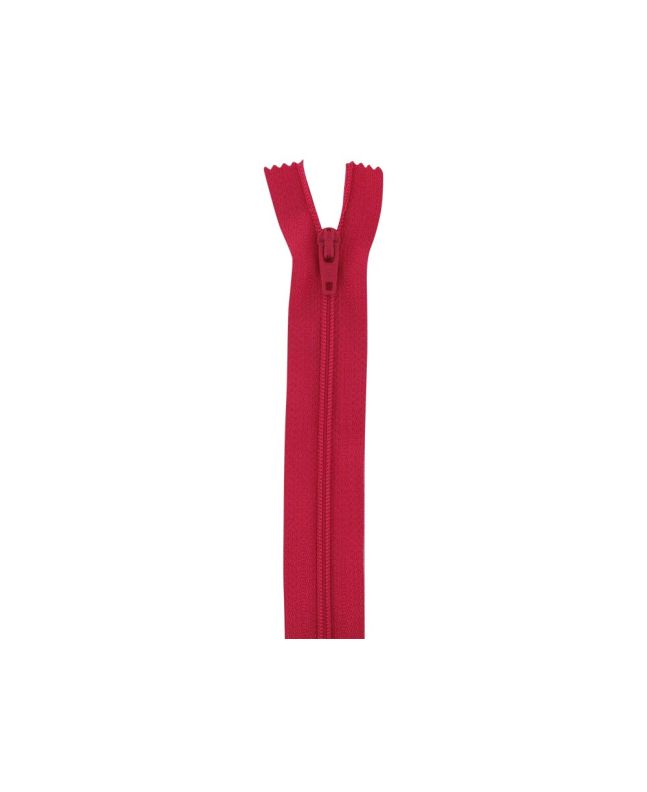 Closed End Dress Zip, 18 Inch, Bright Pink
