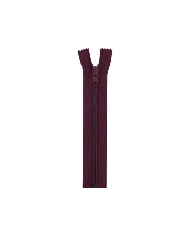 Closed End Dress Zip, 20 Inch, Wine