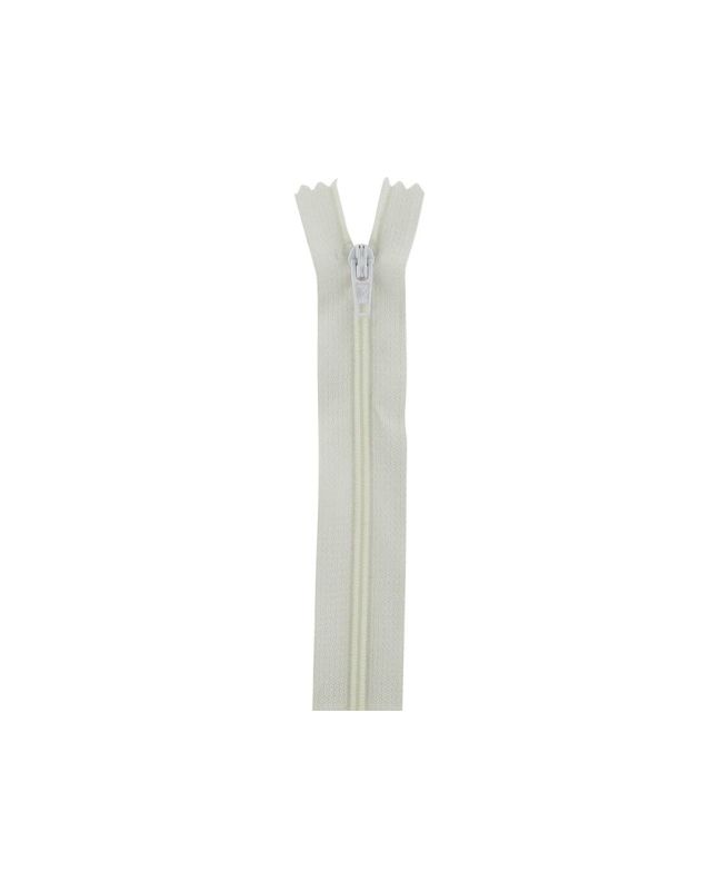 Closed End Dress Zip, 9 Inch, Ivory